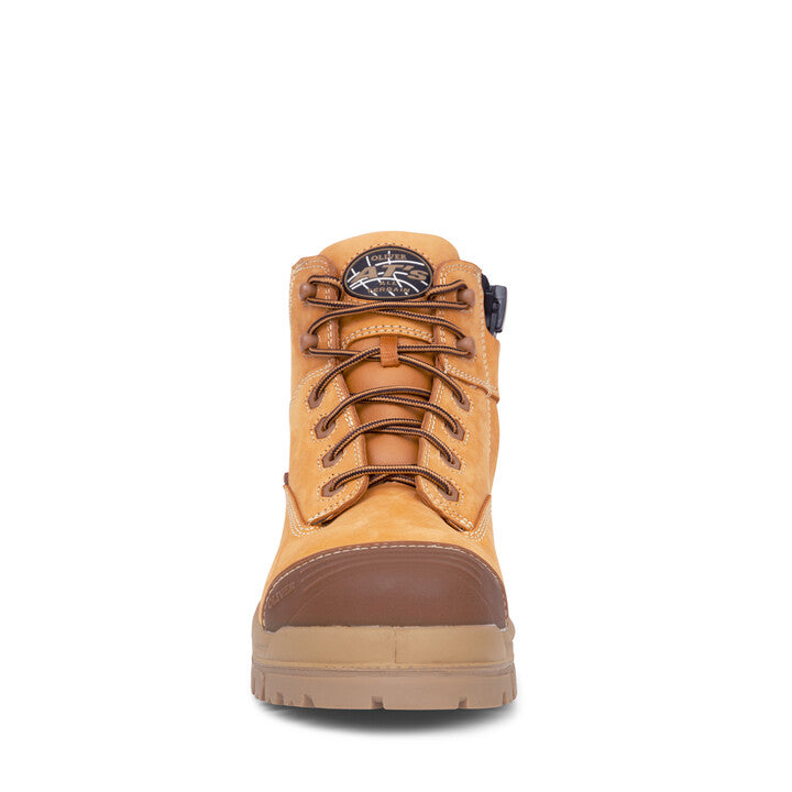 130mm Wheat Zip Sided Boot
