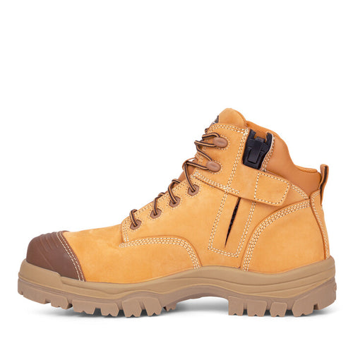 130mm Wheat Zip Sided Boot