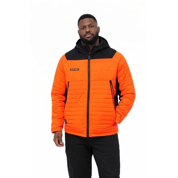 Performance Hi Vis Puffer Jacket - Orange
