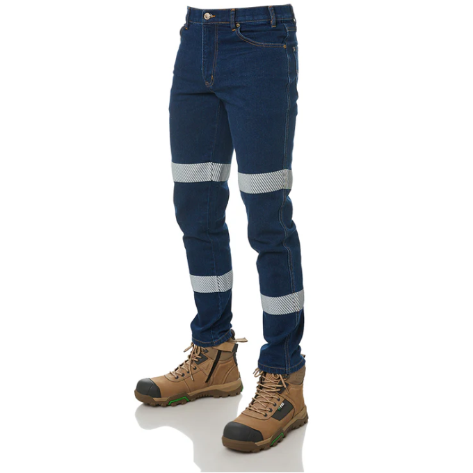 Flexible Stretch Jeans with Tape
