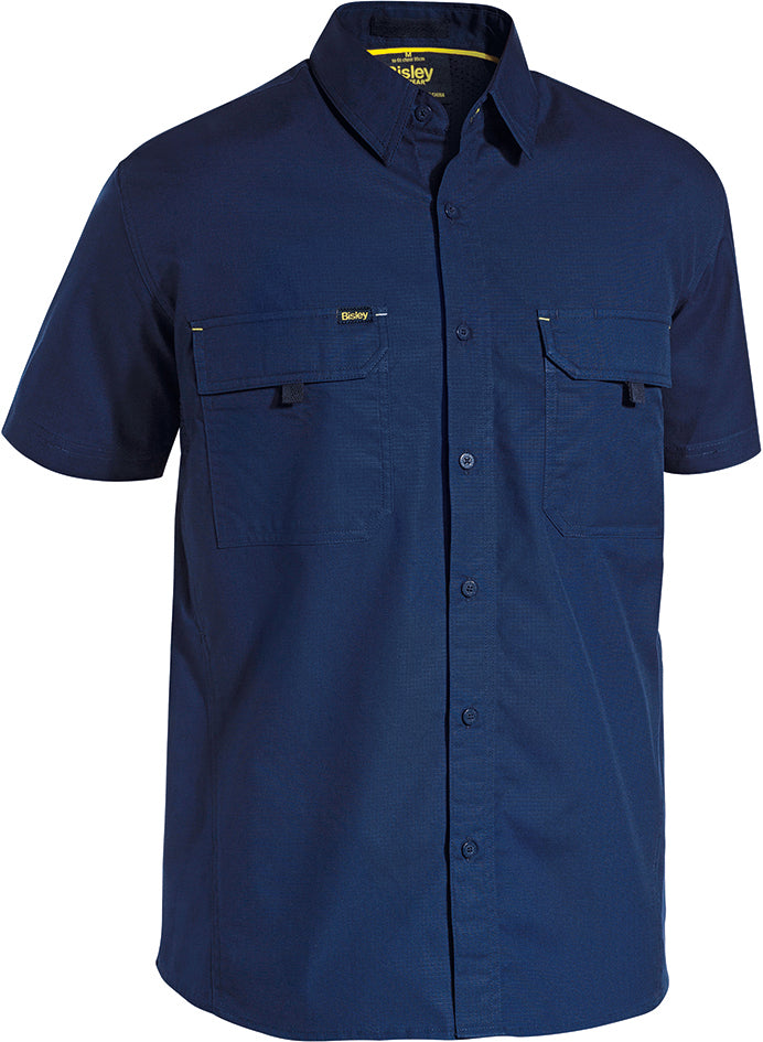 Bisley X AIRFLOW short sleeve shirt in navy