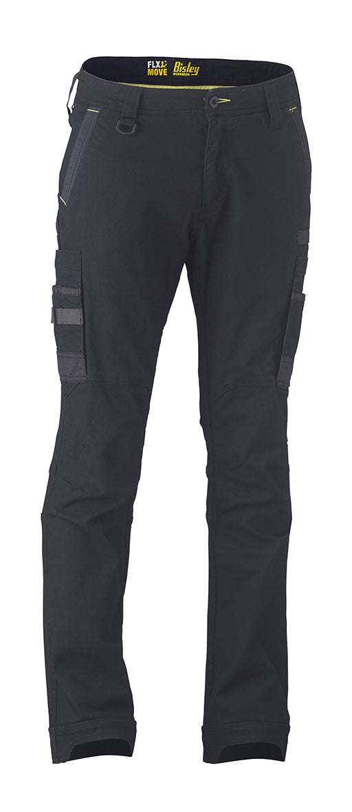 Bisley FLX and MOVE utility cargo pants in black